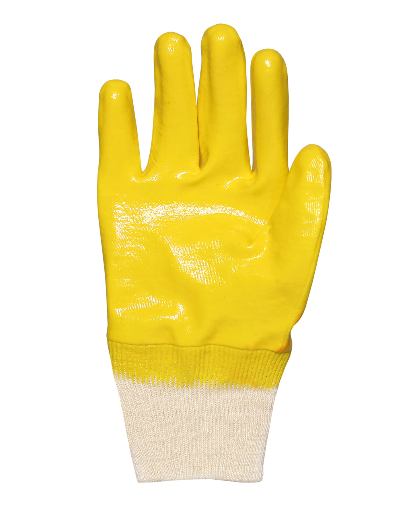 Перчатки "НИТРИЛ-ЛАЙТ" желтые с полным обливом