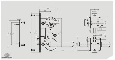 Замки для судовых дверей