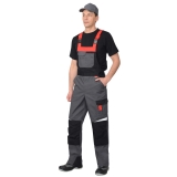 П/комбинезон "Фаворит-Мега" серый с красн. СОП тк.Rodos