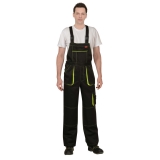 Полукомбинезон "CROWN" черный с неоновым