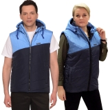 Жилет "ЭРИДАН" синий с голубым