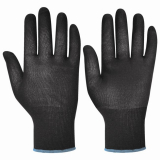 Перчатки "Нейп" (нейлон, без покрытия, цвет серый/черный)