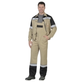 Костюм "ЛЕГИОНЕР": летн. куртка, п/к песочный с черным и СОП 50мм