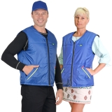 Жилет "КАССИР" утеплённый , васильковый