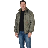 Куртка "ПРАГА-Люкс" с капюшоном, оливковая