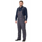Полукомбинезон "Фаворит-Люкс" темно-серый с серым